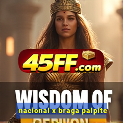 nacional x braga palpite